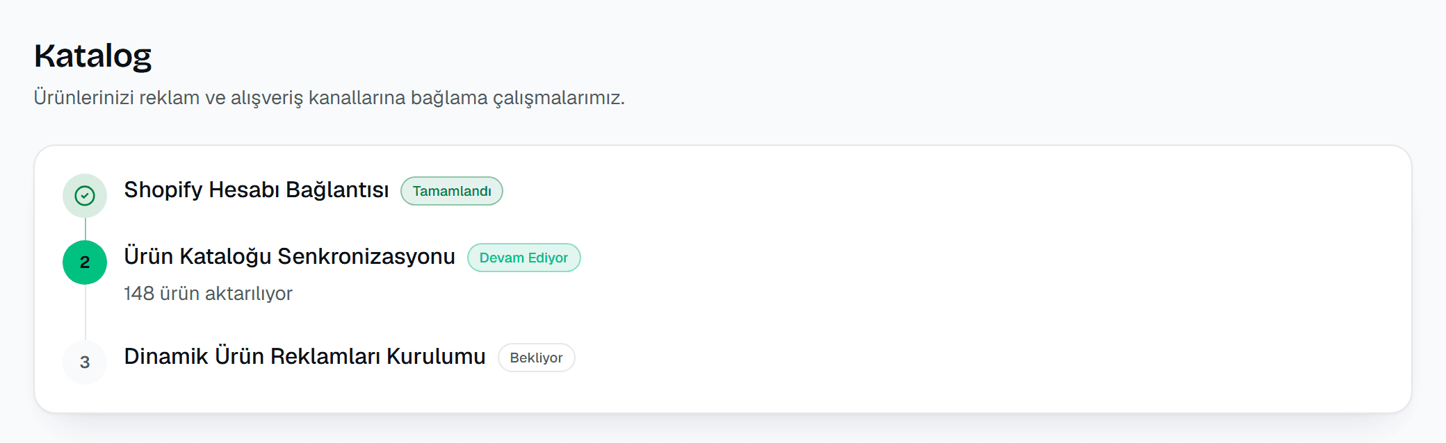 Katalog — Ivmefy panel görünümü